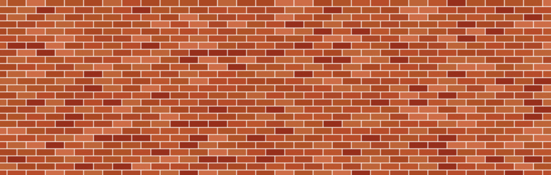 banner brick wall. Used for decoration, advertising design, websites or publications, banners, posters and brochures.