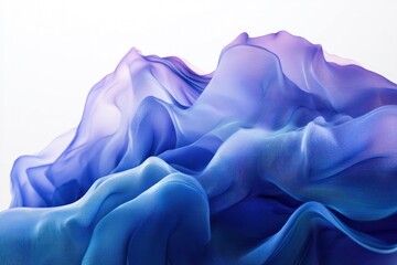 Obraz premium Dynamic blue gradient backdrop with layered hues shifting from electric to deep navy, representing advanced technology and digital space.