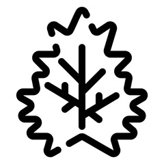 autumn leaf icon