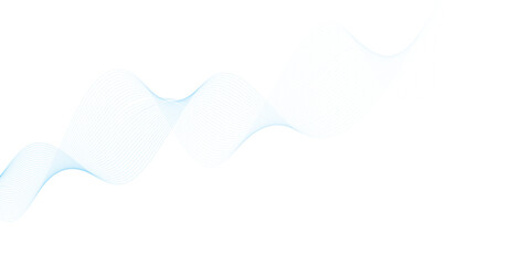 Abstract vector background with blue wavy lines. Blue wave background. Blue lines vector illustration. Curved wave. Abstract wave element.	