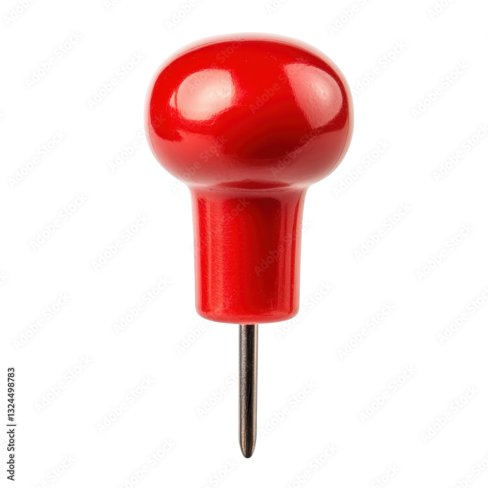 Poster a bright red push button captured in detail against a contrasting background evoking urgency and imm
