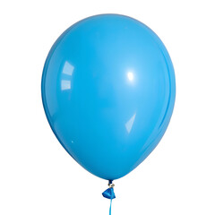 Blue Balloon isolated on Transparent Background