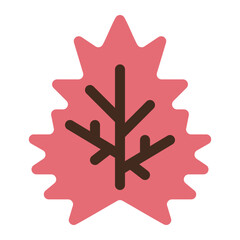 autumn leaf icon