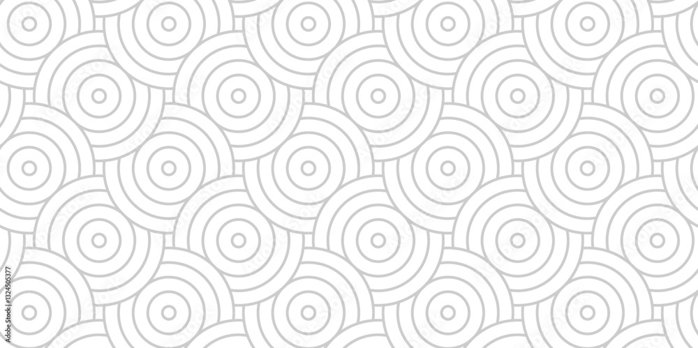 Poster overlapping pattern with transform effect. abstract pattern wave lines gray spiral fabric vector whi