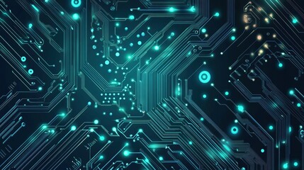 Fototapeta premium circuit board vector background, technology illustration eps10