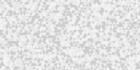 Vector gray polygon Mosaic triangle overlap texture background. white and gray overlapping cube square low polygon texture wallpaper. abstract surface creative diamond pattern corporate.	