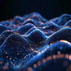 Obraz premium Abstract Digital Terrain