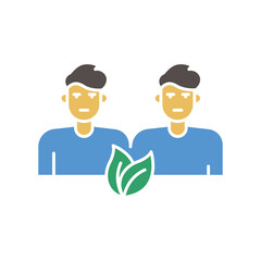 Cellular startup flat icon.Vector isolated element