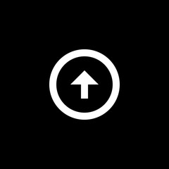 Up Arrow in Circle
