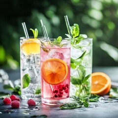 Fototapeta premium Refreshing Summer Drinks