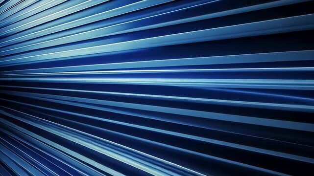 Abstract background of diagonal, parallel lines in shades of blue