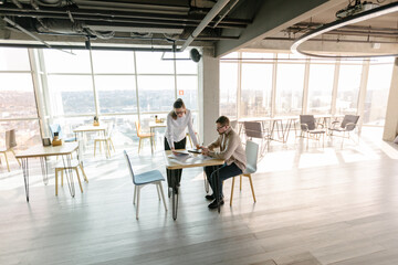 office workers working together