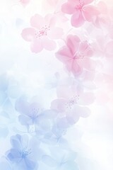 Beautiful background template made of Spring flowers.