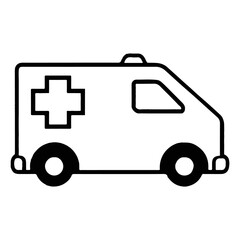 Ambulance Icon for Emergency Services