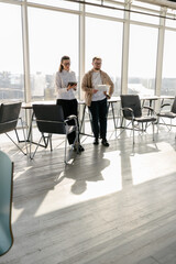 office workers working together