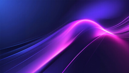 Futuristic background with deep indigo, electric purple, and neon pink. A glowing gradient effect with abstract light streaks and soft blurs creates a sleek, high-tech aesthetic. Clean yet dynamic