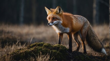 Fototapeta premium Swift Fox In Motion