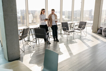 office workers working together