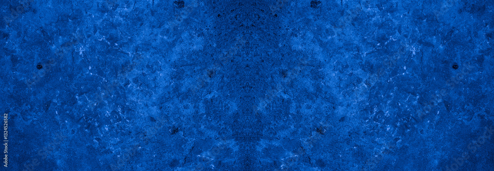 Aufkleber old wall pattern texture cement blue dark abstract blue color design are light with black gradient b