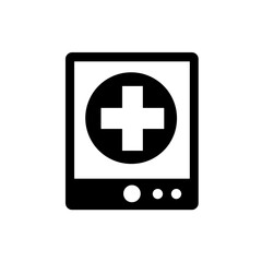 Simple Remote Consultation Telemedicine Icon   