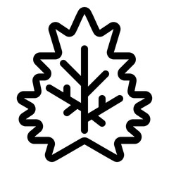 autumn leaf icon