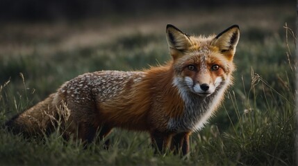 Naklejka premium Swift Fox On the Hunt