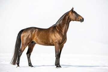 Fototapeta premium Morgan horse isolated on white background