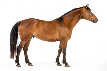 Obraz premium Menorquin horse isolated on white background