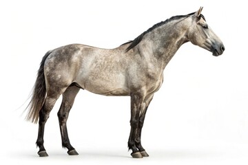 Naklejka premium Marisme-o-horse isolated on white background
