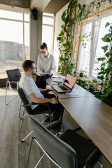 Workers in Business office 