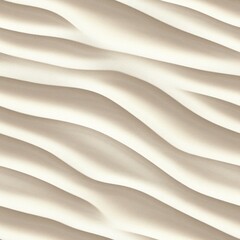 Obraz premium Experience tranquility through this close-up of sand dunes, capturing the peaceful patterns and soft shadows in a white background SEAMLESS PATTERN