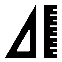 Ruler Glyph Icon