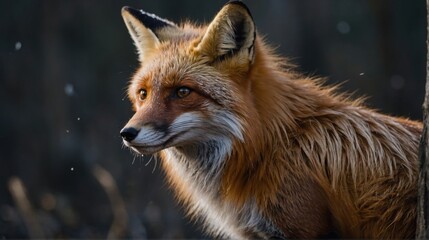 Obraz premium Vibrant Fox In Motion