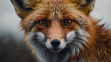 Fototapeta premium Vibrant Fox In the Meadow