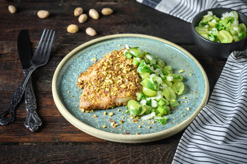 Homemade prepared healthy and keto diet dish