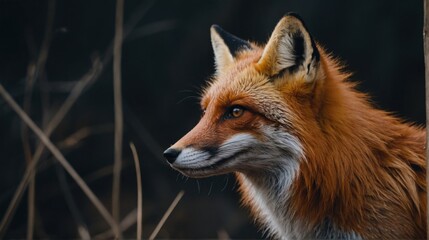 Fototapeta premium Wild Fox In the Silence