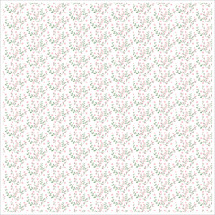 Pink Color Vector seamless Floral pattern