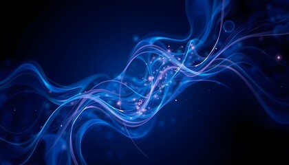 Abstract Blue Energy Flow