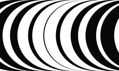 abstract trendy black thin to thick bracket line pattern perfect for background.