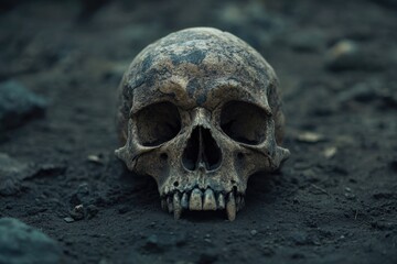 Skull in Dirt