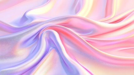 Fototapeta premium Fabric waves. Abstract pink, blue surface, texture, folds. Use Background, web design, banners