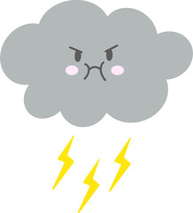 번개치는 먹구름 thunder cloud