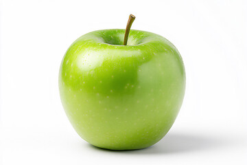 a vibrant green apple, perfect for advertising and packaging design,
