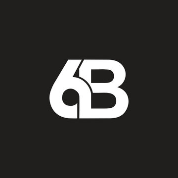 Vector 6B trendy logo design modern template.