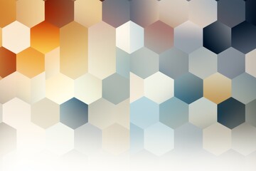 Fototapeta premium Abstract Geometric Background Pastel-Colored Hexagon Pattern for Modern, Stylish Designs.