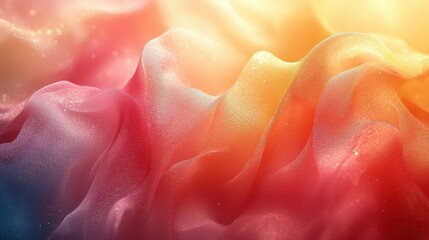 Colorful Shimmering Fabric Texture Background