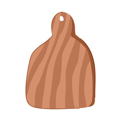 cooking wooden cutting board cartoon vector illustration