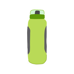 plastic water bottle reusable cartoon vector illustration