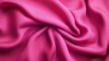 Obraz premium Dark Pink Polyester Fabric Cloth Texture for Textile Designs and Backgrounds