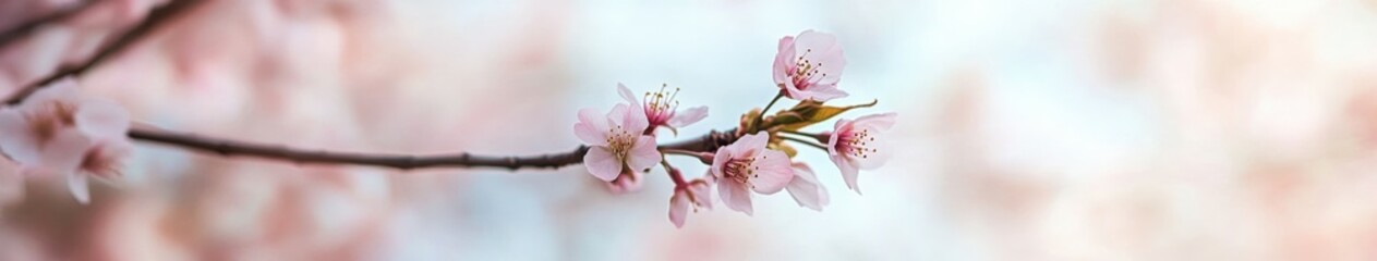 Cherry blossoms in full bloom